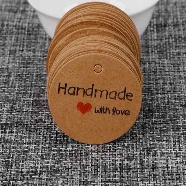 Etichete din lemn HANDMADE pentru cadouri