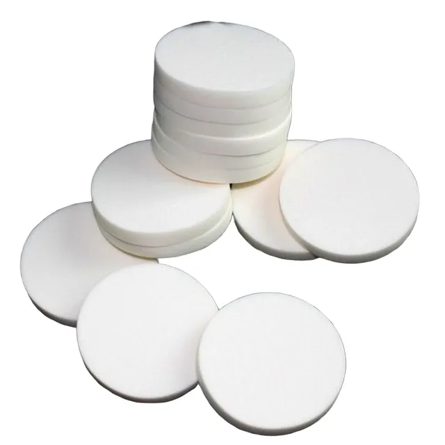 Round sponge for face cleaning 10 pcs