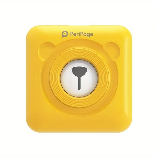 Imprimantă termică de buzunar PeriPage A6 Mini - wireless, pentru etichete, autocolante, notițe și fotografii cu conexiune BT și USB, rezoluție 304 DPI