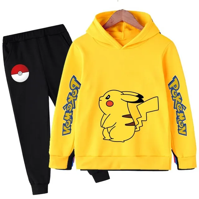 Children's luxury stylish tracksuit with Pokémon motif