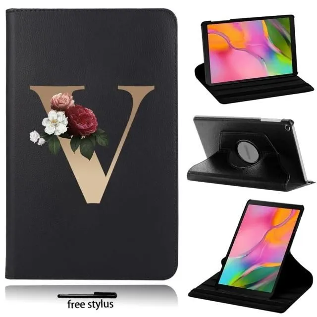 Samsung Galaxy tablet case with initial