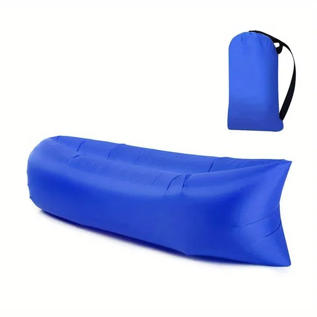 Inflatable waterproof portable deckchair - suitable for garden, beach, camping