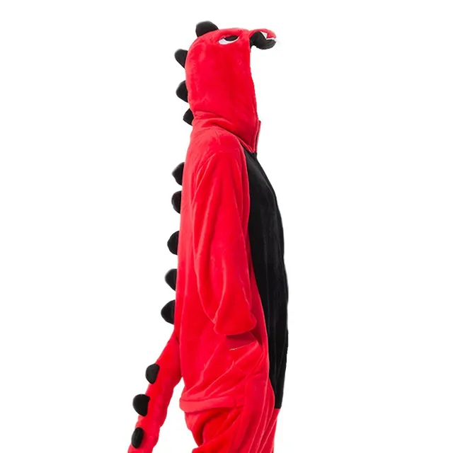 Unisex horúce celkové pyžamo s dinosaur - Ideálne pre párty a cosplay