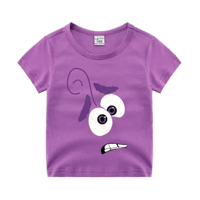 Baby Breathable T-shirt with short sleeve with potis favorite characters from a fairy tale In the head 2 - Inside Out 2