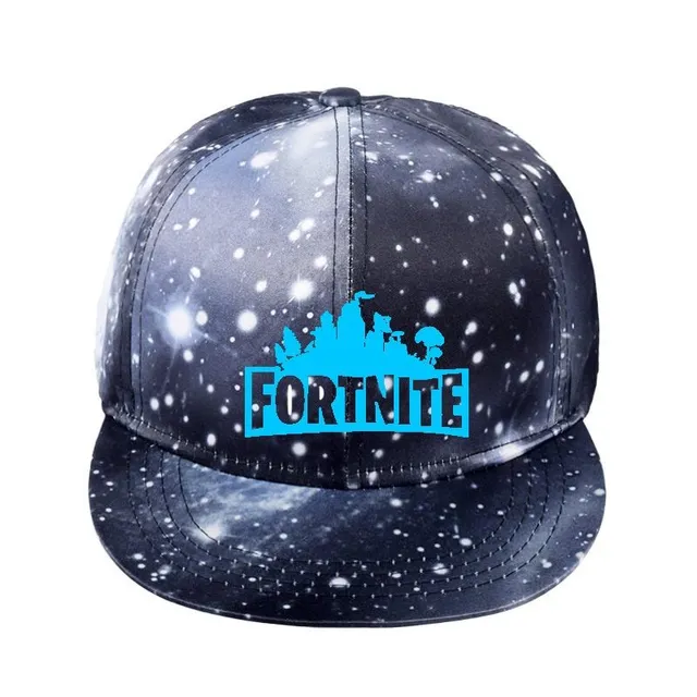 Frumoasă pălărie pentru copii cu motivul jocului de calculator Fortnite Night Luminous Cap3