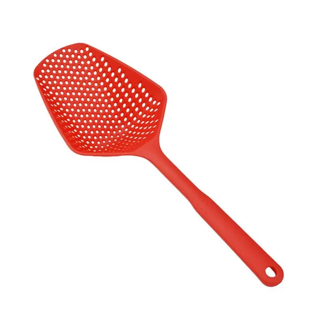 Perforated plastic scoop