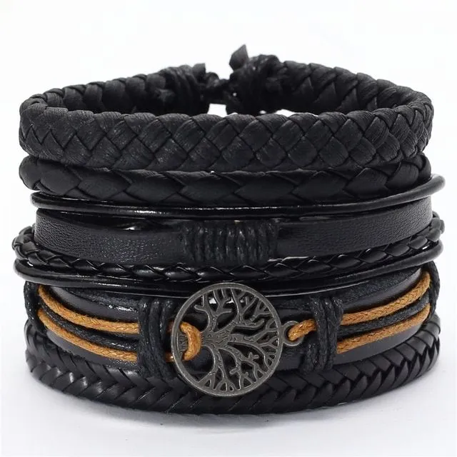 Leather bracelets JING JANG