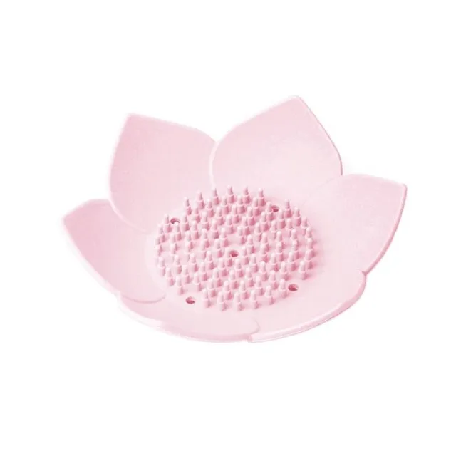 Blossom-shaped soap holder