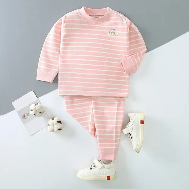 Baby striped tracksuit