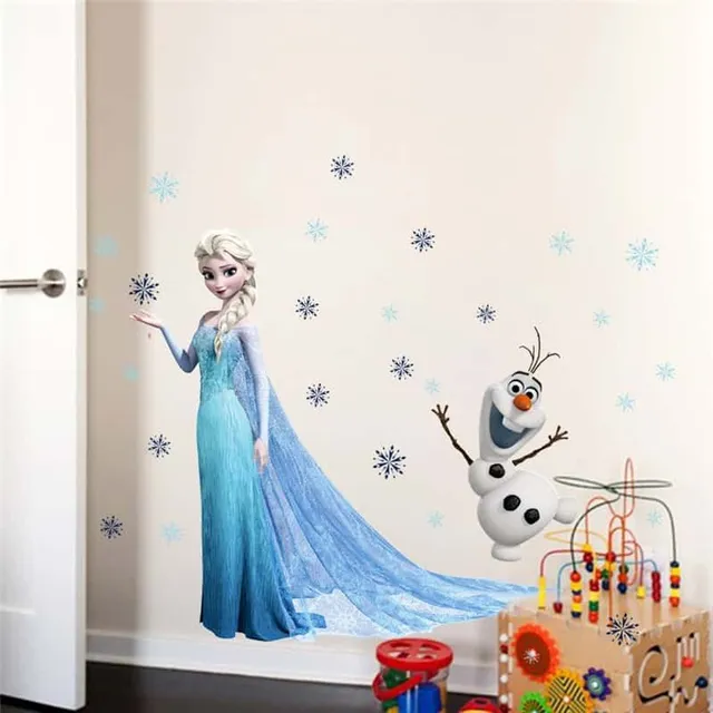 Nálepka na stenu Elsa Anna | Ľadové kráľovstvo