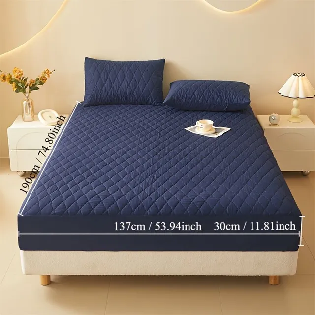 Waterproof mattress protector 1 pcs, stain resistant and moisture resistant, Suitable sheet