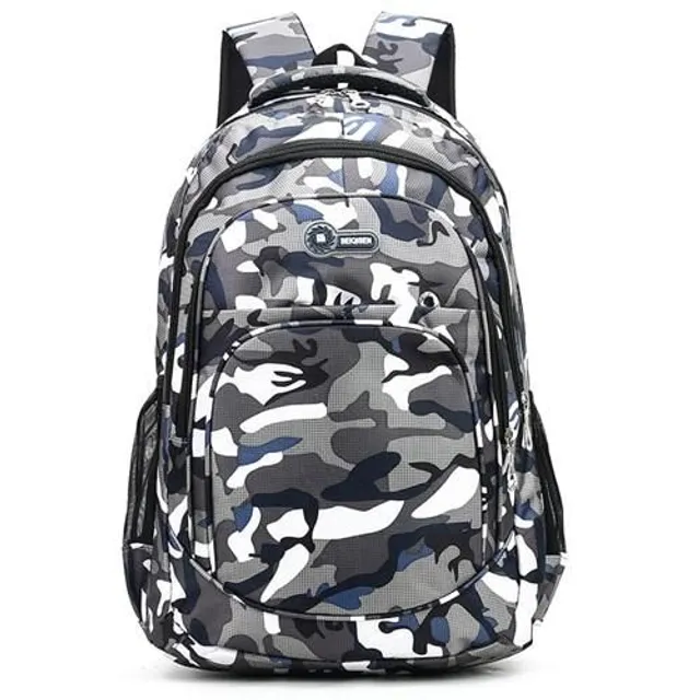 Quality school backpack l-blue