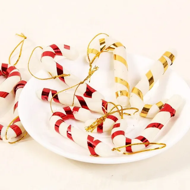 Christmas lollipops plastic 10 pcs