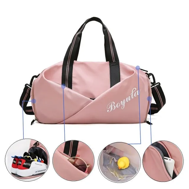 Women's sports bag for exercise