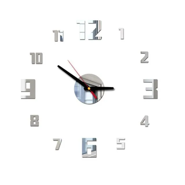 Stylish modern 3D clock 25