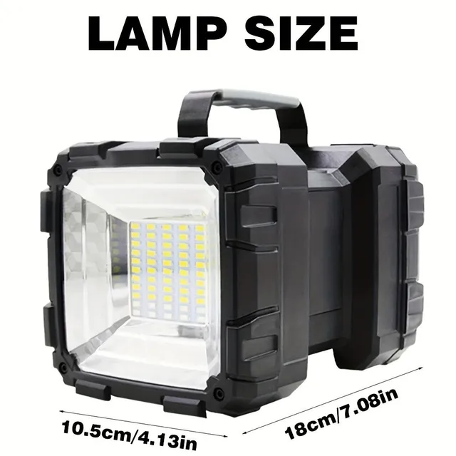 Manual outdoor lamp 7v1 with waterproofness and solar charging