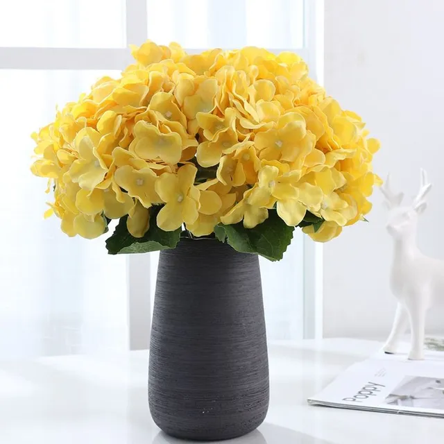 Luxurious large monochrome decorative artificial flower - hydrangea