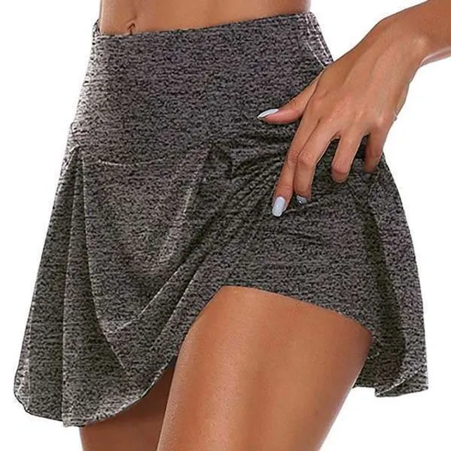 Women's sports tennis skirt dark grey s