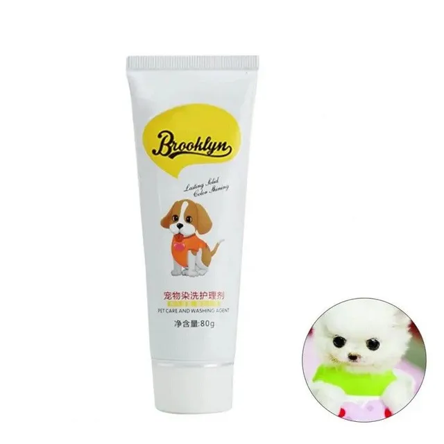 Hair color for dogs and cats Hair coloring cream 80 g Pets accessories