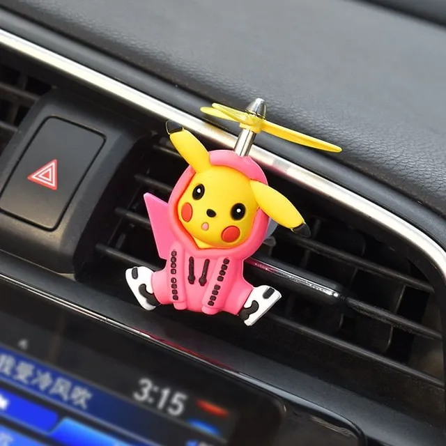 Aranyos illatos dekoratív Pikachu autóhoz