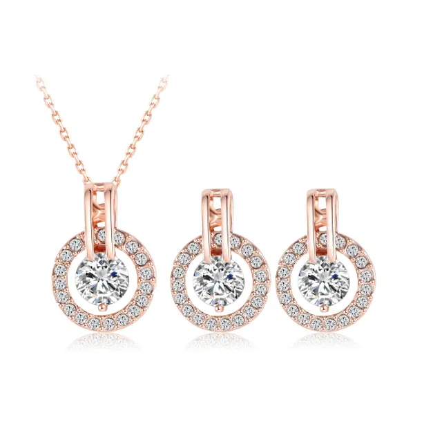 Luxury wedding jewelry - Necklace + earrings