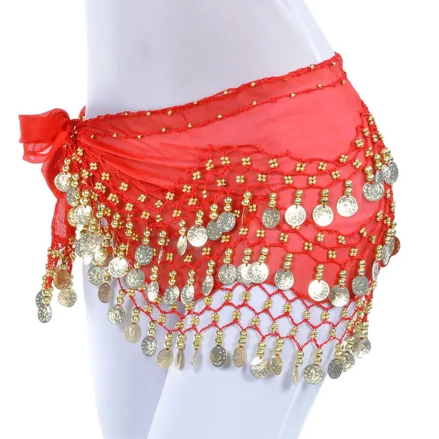 Penny scarf for belly dancing