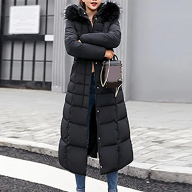 Ladies luxury winter long jacket Nicol