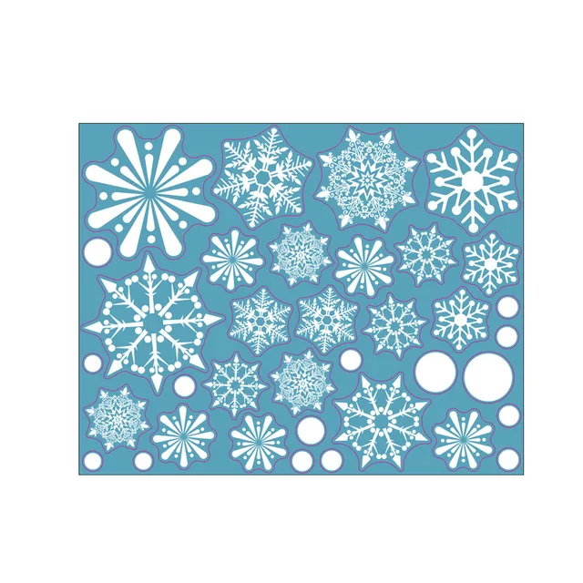 Christmas Window Stickers Snowflake - 36 Pieces