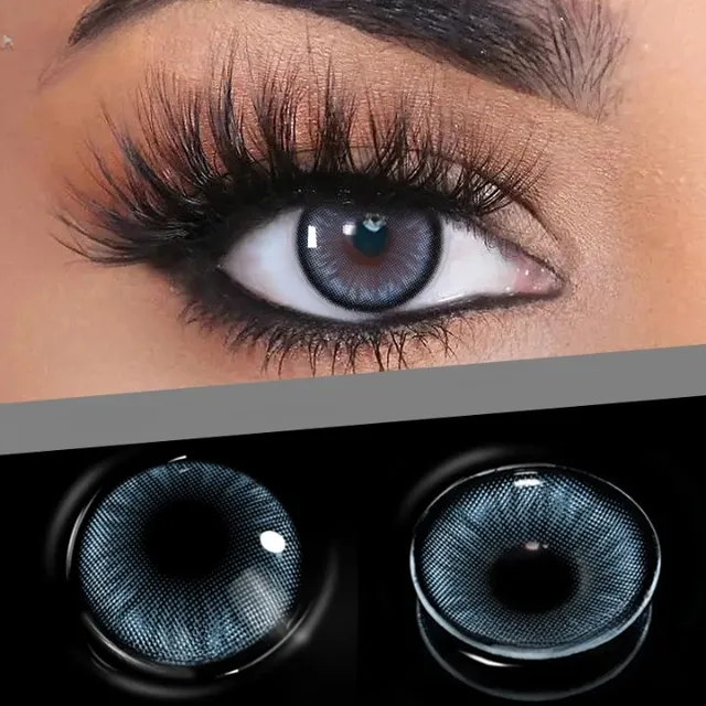 Luxury contact lenses without dioptre - realistic colors, several variants