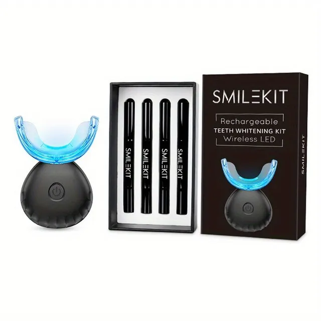 White smiles at your fingertips: Wireless Whitening Kit with LED acceleration for home use