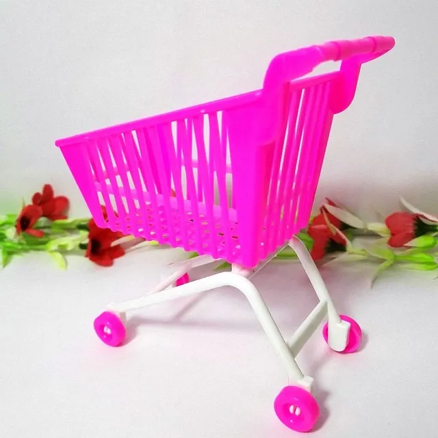 Shopping basket for doll 2 pcs