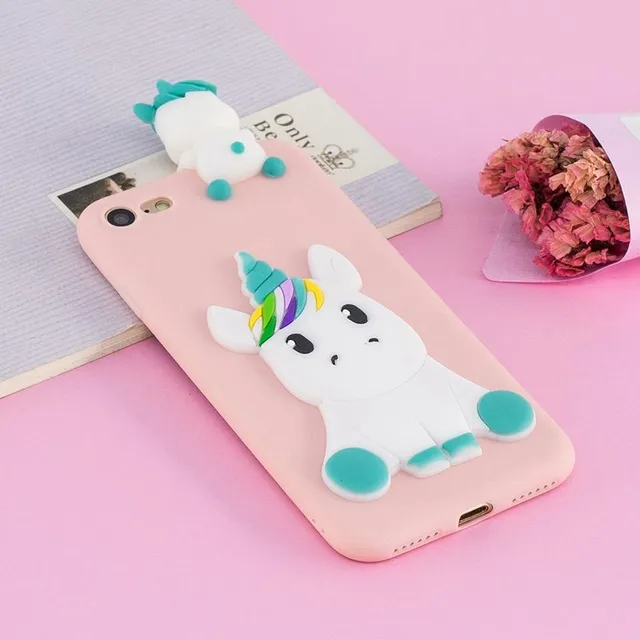 Husă drăguță pentru iPhone Unicorn