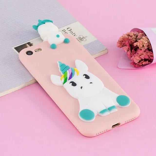 Roztomilý kryt na iPhone Unicorn