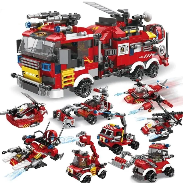 Fire truck 8in1