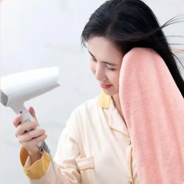 Women's fast-drying microfiber turban for hair drying