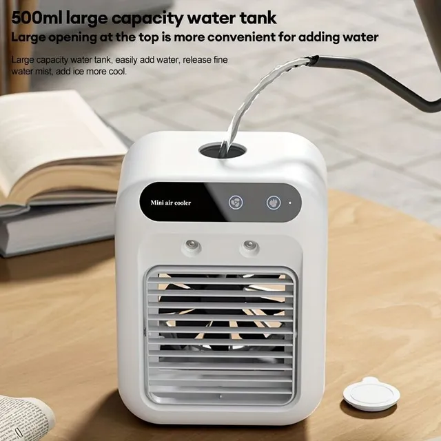 Mini air conditioning with USB humidifier air