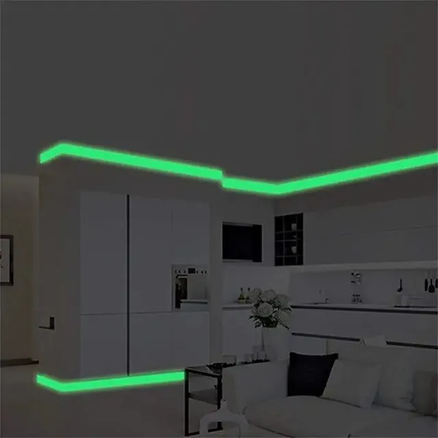 Self-adhesive illuminating tape for home safety and decoration