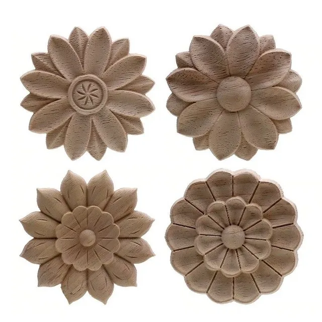 Decorative carved flower