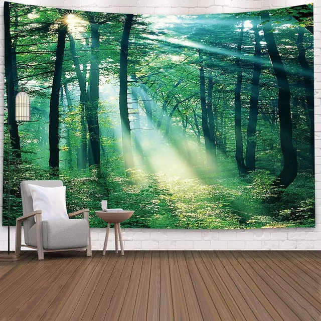 Wall tapestry with nature theme