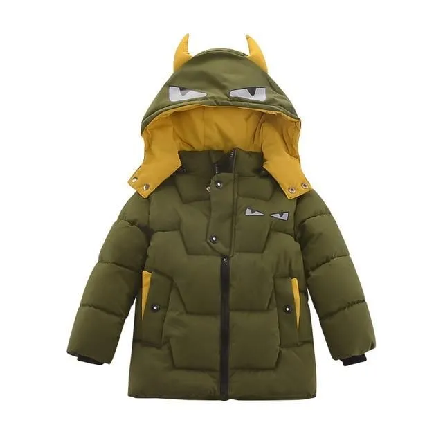 Lange Winterjacke für Kinder