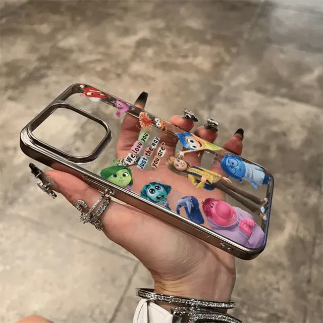 Transparent iPhone Cortex with cute characters from a fairy tale In Head 2 - Inside Out