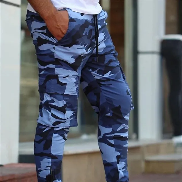 Pantalons jogger camouflage tendance pour homme Henry