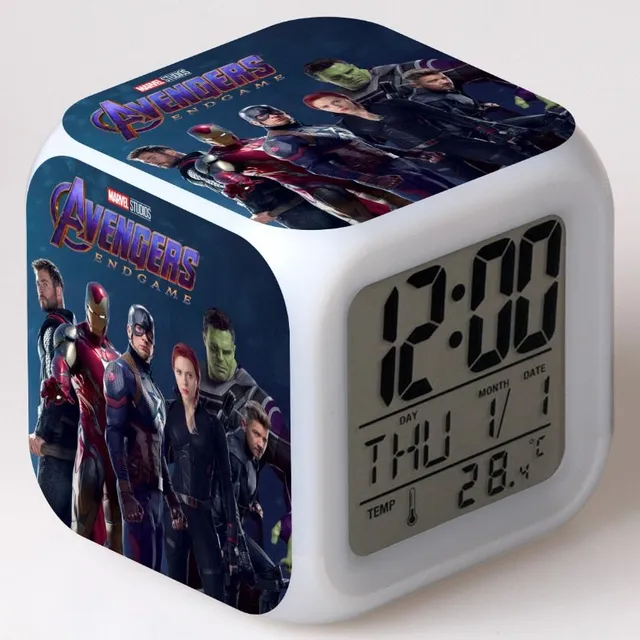 Alarm clock with theme Avengers 21