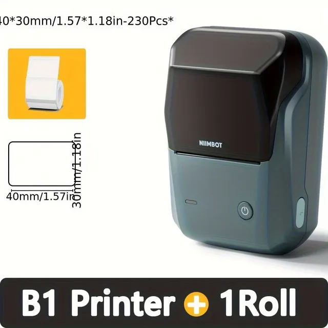 Mini kapesní tiskárna štítků: Váš mobilní obchod s etiketou pro ceny, samolepky a UV značky