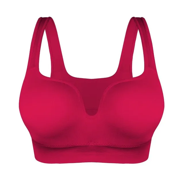 Sexy women running sports push-up bra