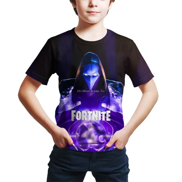 Men's T-shirt with stylish Fortnite printing