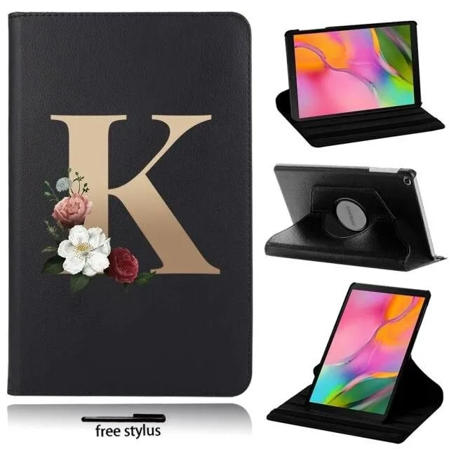 Samsung Galaxy tablet case with initial