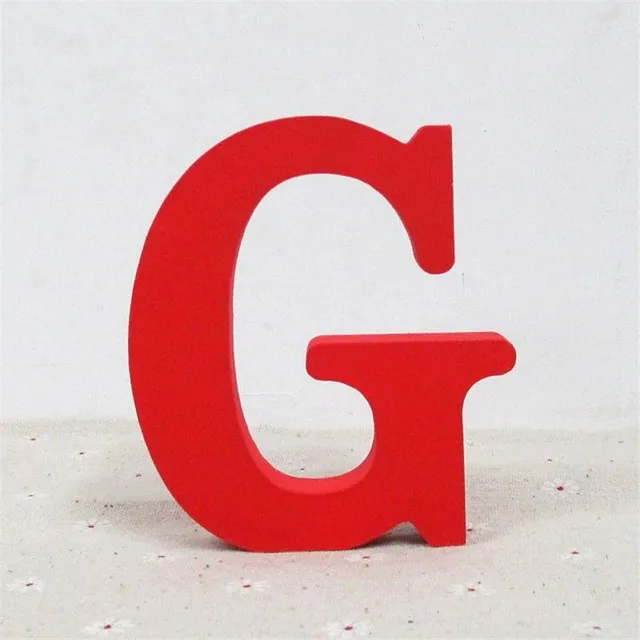 Decorative wooden letter C521