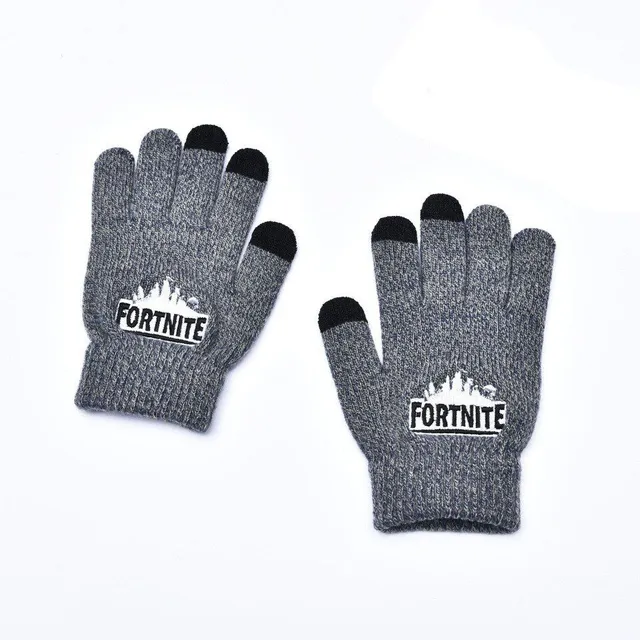 Teplé zimné rukavice Fortnite