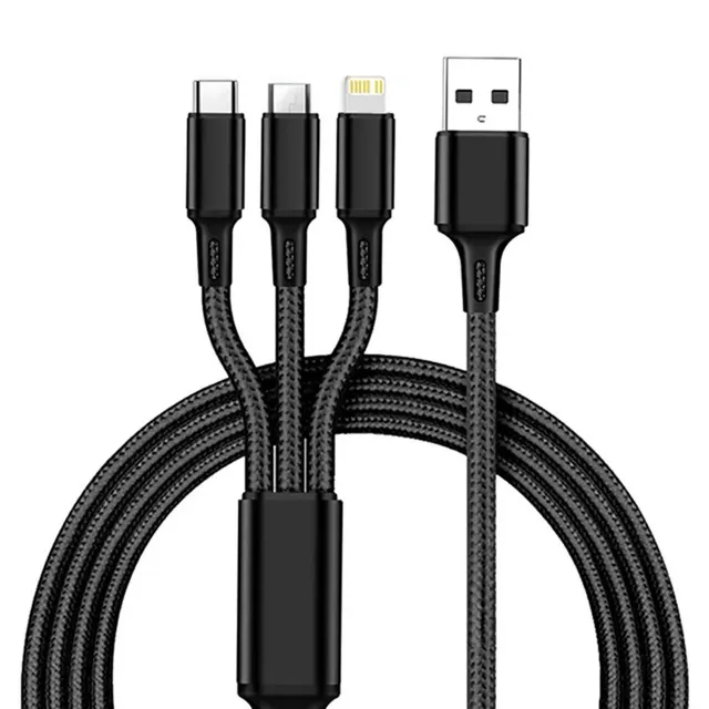 3v1 Rapid charging cable for all types of mobile phones